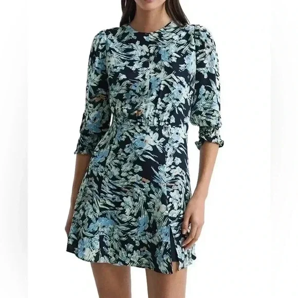 Reiss Annie Floral A-Line Dress - Picture 2 of 9